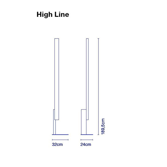 Marset High Line LED-Stehleuchte