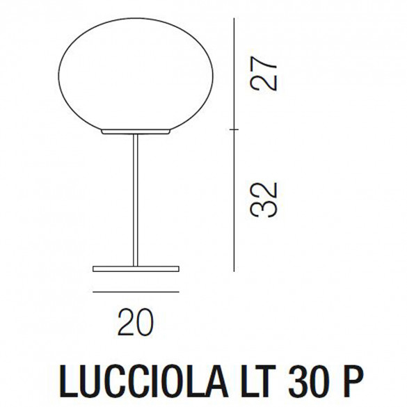 Vistosi Lucciola LT 30 P Tischleuchte (E27)