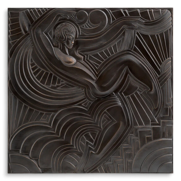 EICHHOLTZ Folies Bergre Wanddekoration, Bronze