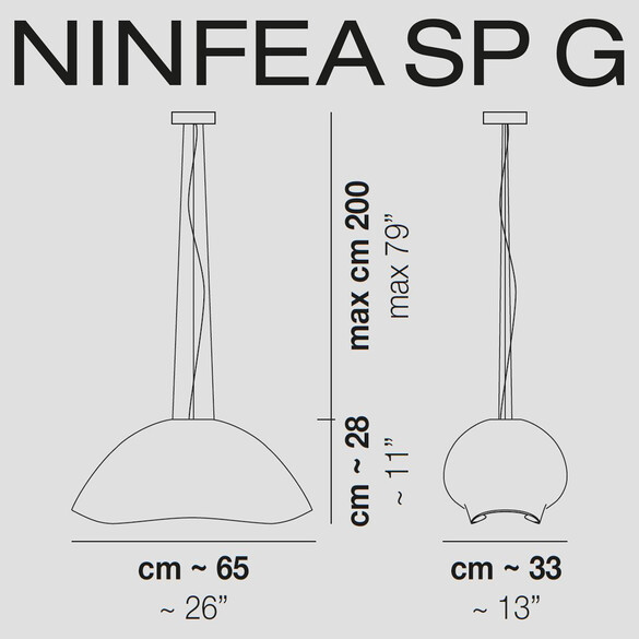 Vistosi Ninfea SP G Pendelleuchte (E27)