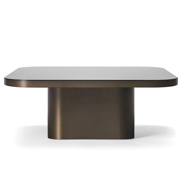 ClassiCon BOW COFFEE TABLE Couchtisch 100x70 cm, Messing brüniert