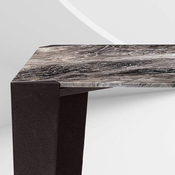 Arketipo MILESTONE Tisch mit Marmorplatte 300x121 cm
