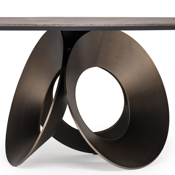Arketipo ORACLE Tisch mit Holzplatte 300x125 cm