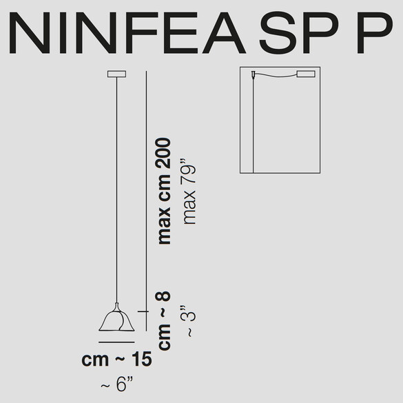 Vistosi Ninfea SP P Pendelleuchte (G9)