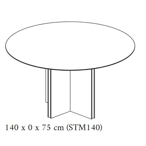 Punt STOCKHOLM Designer Tisch  140 cm (STM140)