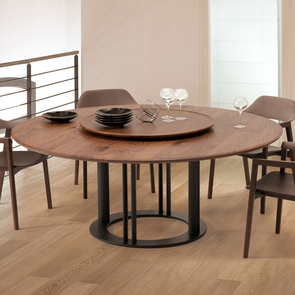 CondeHouse RB runder Tisch mit Massivholzplatte, verschiedene Größen
