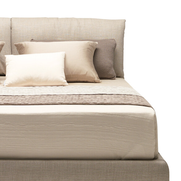 MisuraEmme BEATRICE Bett mit Bettkasten 160x200 cm, Stoff- oder Lederbezug