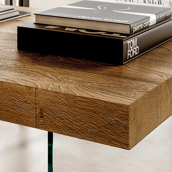 Lago AIR DESK Designer Schreibtisch mit Schublade (2746B)