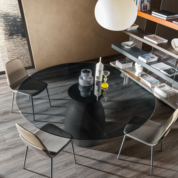 Lago JANEIRO ROUND TABLE Designer Esstisch (2390F)