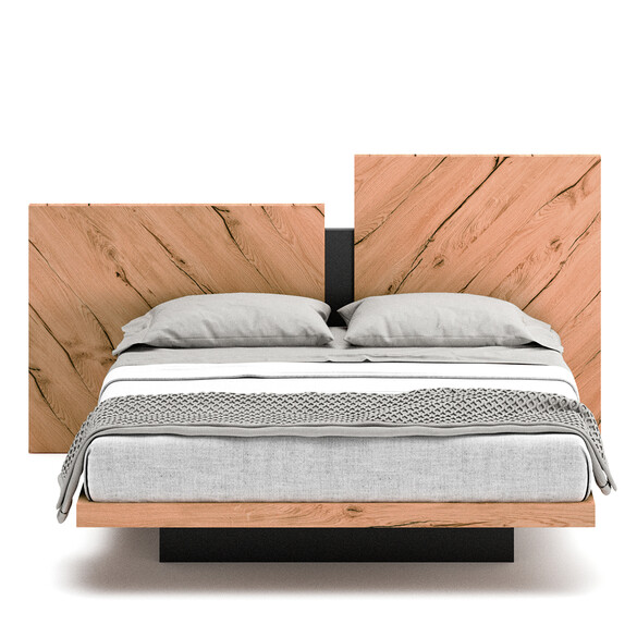 Ozzio NAZARE Designer Bett 160x200 cm mit Bettkasten (L011)