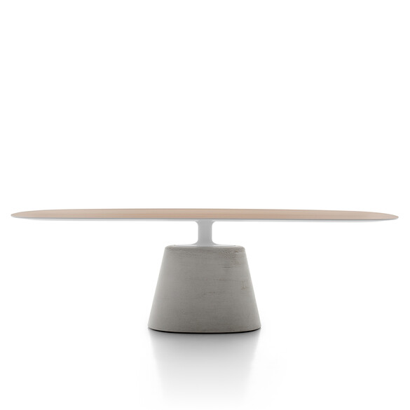 MDF Italia ROCK TABLE MAXI Tisch 210 cm, Holzplatte