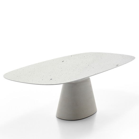 MDF Italia ROCK TABLE MAXI Tisch 210 cm, Betonplatte In/Outdoor