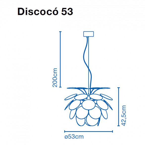 Marset Discoco 53 Pendelleuchte Ø 53 cm