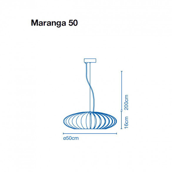 Marset Maranga 50 Pendelleuchte Ø 50 cm