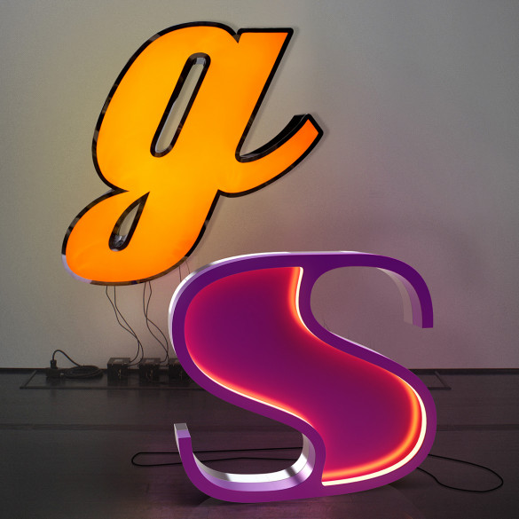 Delightfull GRAPHIC LAMP Leuchtbuchstaben | G