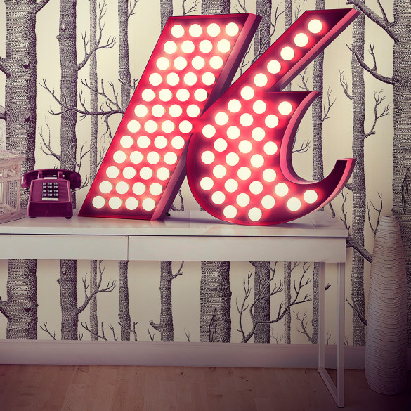 Delightfull GRAPHIC LAMP Leuchtbuchstaben | K