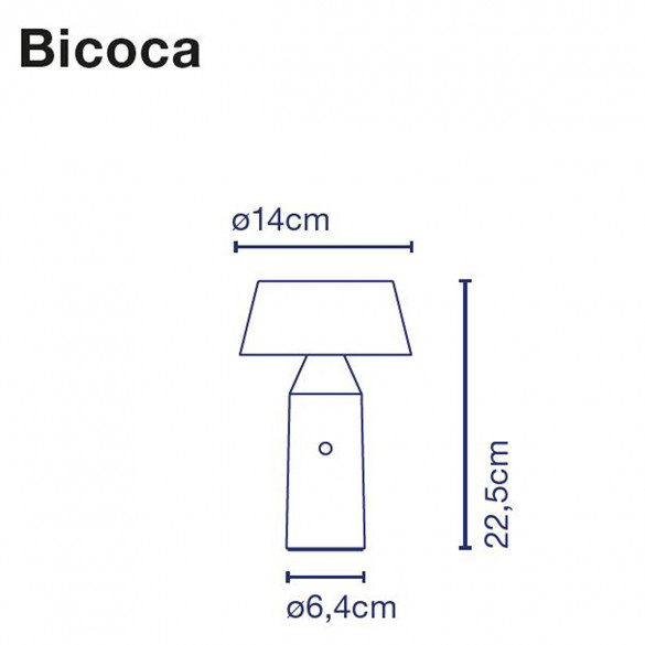 Marset Bicoca LED-Tischleuchte mit Akku