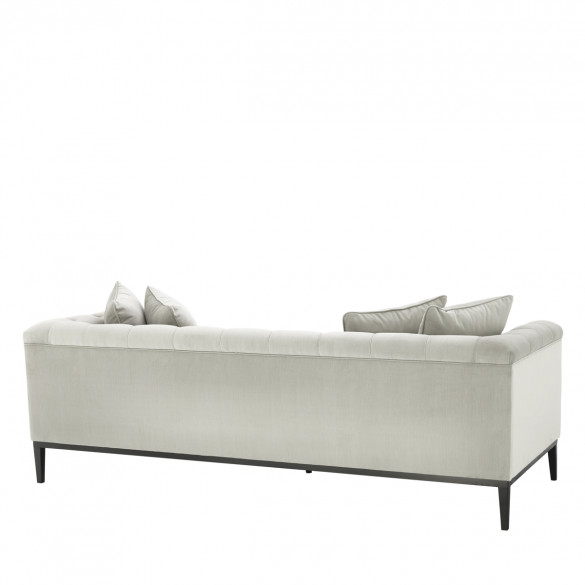 EICHHOLTZ Cesare Design Sofa 231 cm, Kieselgrau