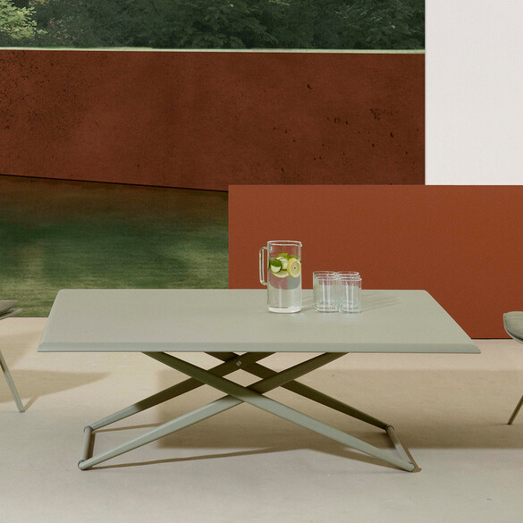 Fast ZEBRA höhenverstellbarer Tisch 140 cm, In/Outdoor