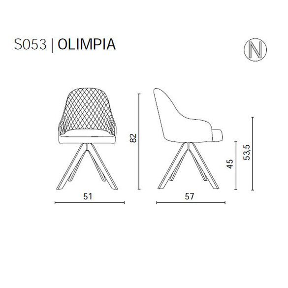 Ozzio OLIMPIA Designer Sessel (S053)