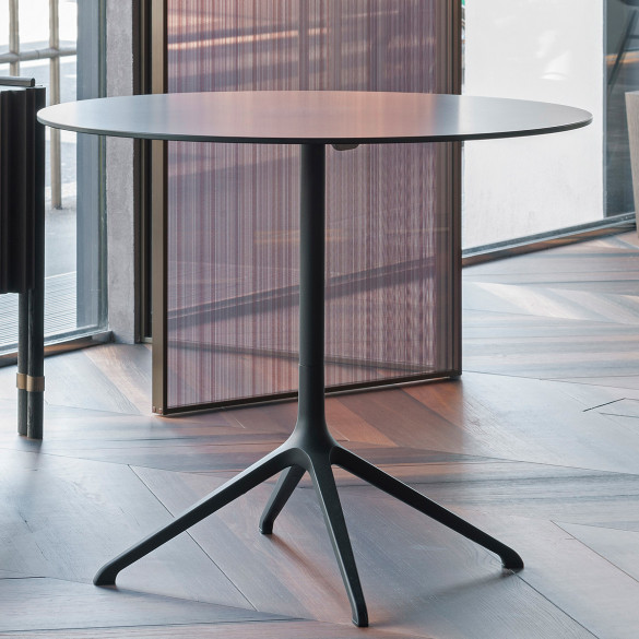 Kristalia Elephant Tisch Ø 89 cm - Höhe 76 cm - Mit klappbarer Platte