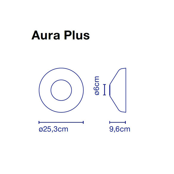 Marset Aura Plus LED Wandleuchte