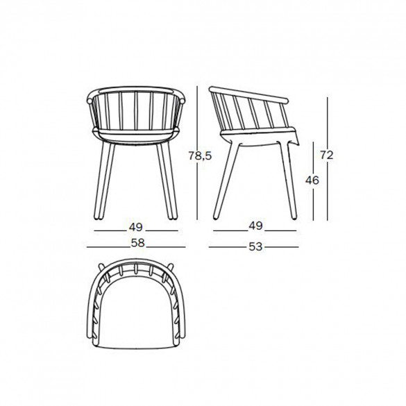 MAGIS Cyborg Stick Designer Sessel/Stuhl
