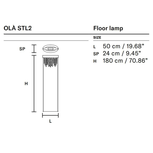 Masiero OLA STL2 Stehleuchte 180 cm (LED)