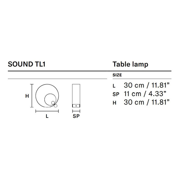 Masiero SOUND TL1 Tischleuchte (LED)