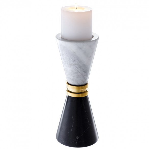EICHHOLTZ Diabolo Kerzenhalter aus Marmor