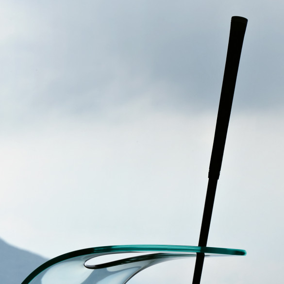 FIAM Cobra Regenschirmständer aus gebogenem Glas