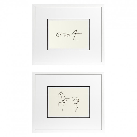 EICHHOLTZ Prints Pablo Picasso 2-tlg., je 65x54 cm