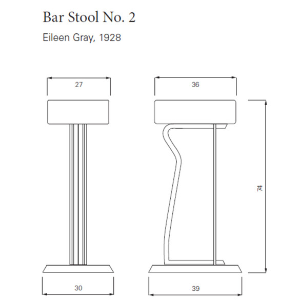 ClassiCon BAR STOOL No. 2 Barhocker
