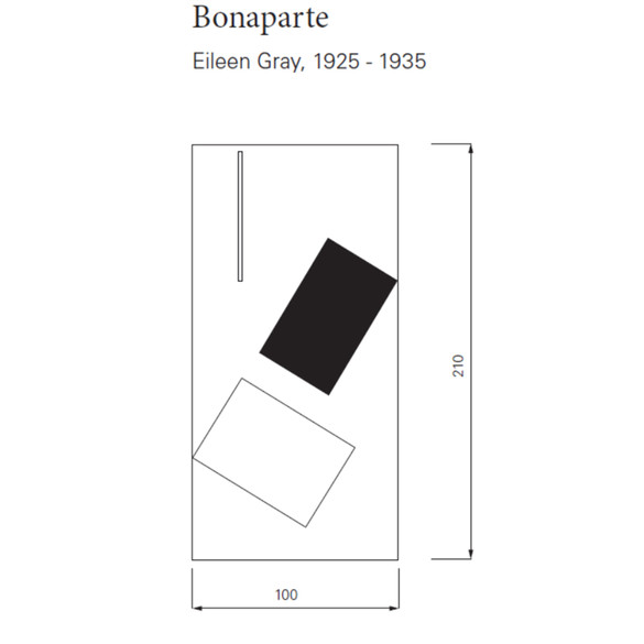 ClassiCon BONAPARTE RUG Teppich 210x100 cm