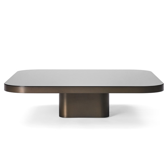 ClassiCon BOW COFFEE TABLE Couchtisch 3-tlg SET, Messing brüniert