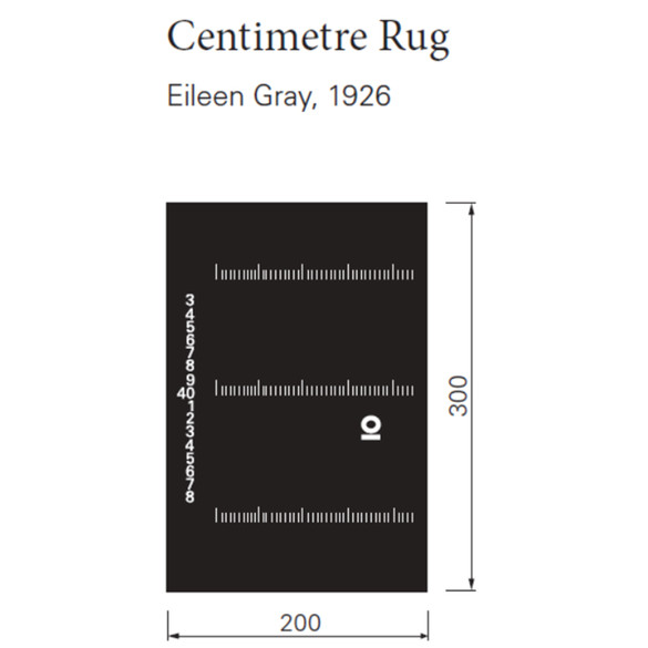 ClassiCon CENTIMETRE RUG Teppich 200x300 cm