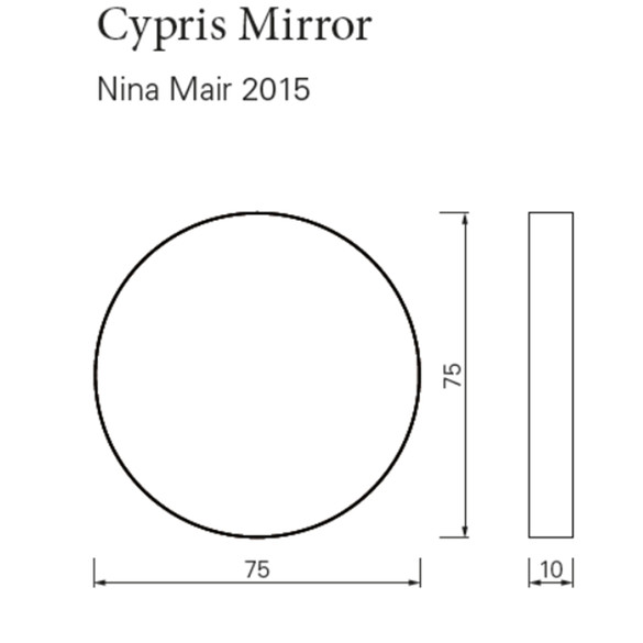 ClassiCon CYPRIS Spiegel Ø 75 cm