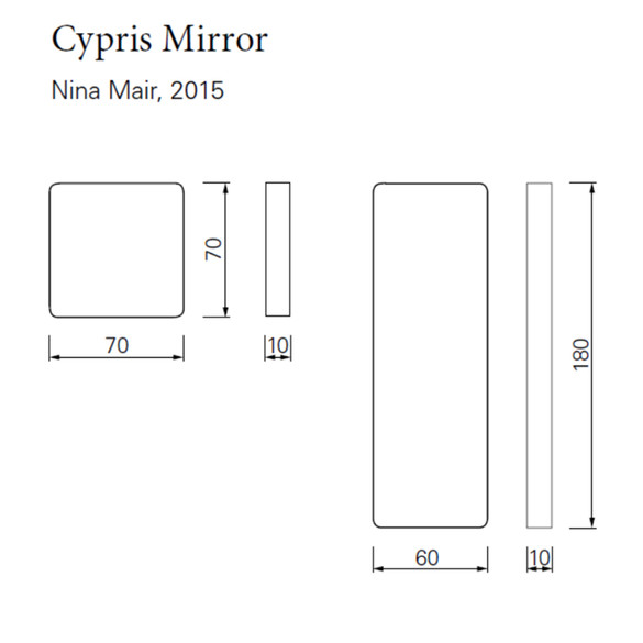 ClassiCon CYPRIS Spiegel 70x70 cm