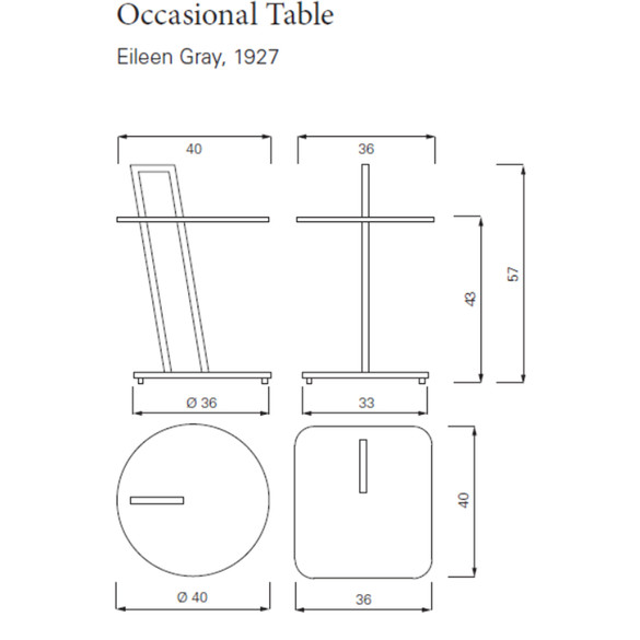 ClassiCon OCCASIONAL TABLE Beistelltisch
