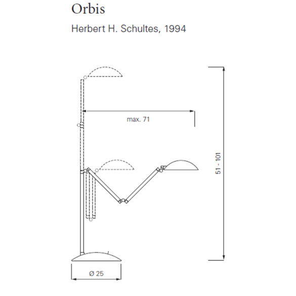 ClassiCon ORBIS DESK LAMP Tischleuchte