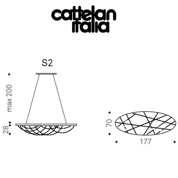 Cattelan Italia CRISTAL S2 Hngeleuchte