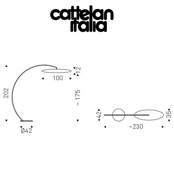 Cattelan Italia ASTRA ARC Bogenstehlampe