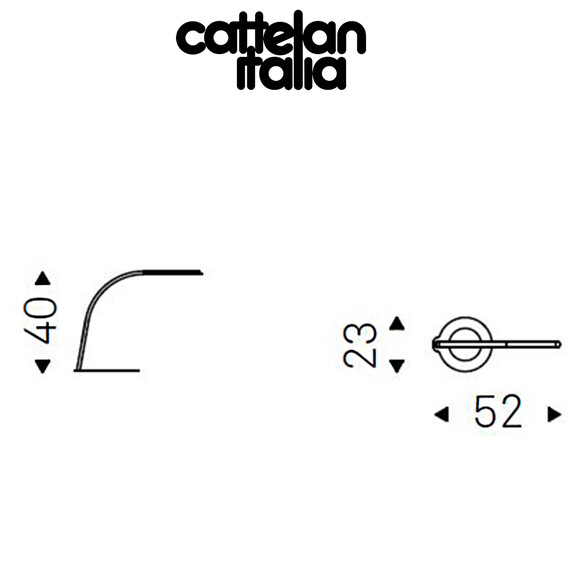 Cattelan Italia LAMPO LED-Tischleuchte
