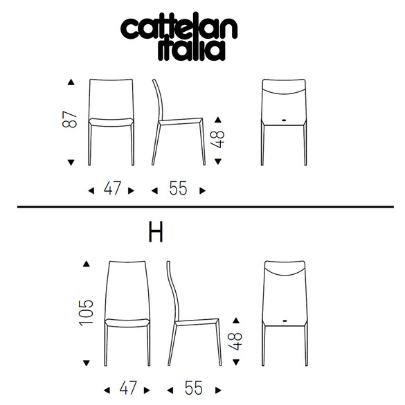 Cattelan Italia NORMA ML Stuhl