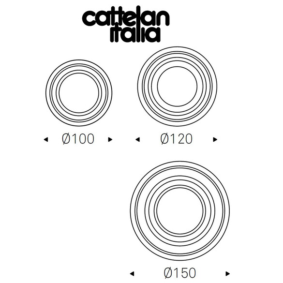Cattelan Italia RING runder Wandspiegel