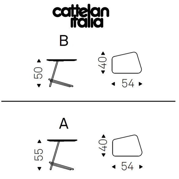 Cattelan Italia LASER Couch- und Beistelltisch