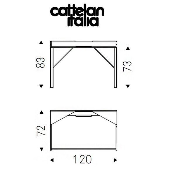 Cattelan Italia QWERTY Schreibtisch