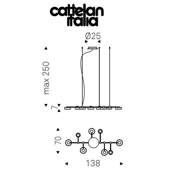 Cattelan Italia CIRCUIT S LED-Hngeleuchte