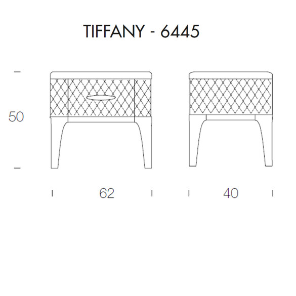 Tonin Casa TIFFANY T6445 Nachttisch