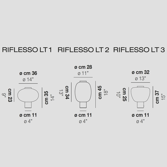 Vistosi Riflesso LT Tisch- & Bodenleuchte (LED)